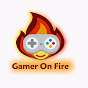 Gamer on fire