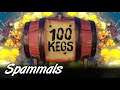 Blowing Up 100 Kegs | Sea of Thieves