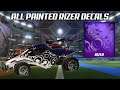 All Painted Rizer Black Market Decal (NEW) - Rocket League Showcase