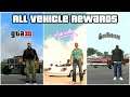 GTA Trilogy All vehicles rewarded to main characters | Claude, Tommy, CJ