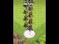 Full House Bat Spell Vs All Level Archer Tower - Clash of clans