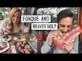 The Best Fondue EVER is in Canada?! + Trying BeaverTails & Exploring Banff!