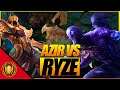 AZIR VS RYZE || UN MACHT UP COMPLICADO || S12 AZIR GAMEPLAY