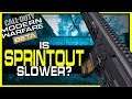 Are Sprintout Times Slower in Modern Warfare? (Beta Results vs BO4)