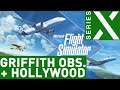 Microsoft Flight Simulator on Xbox Series X | Griffith Observatory & Hollywood Sign | 4K