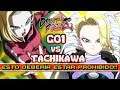 DEMASIADO BESTIAL PARA YOUTUBE! GO1 vs TACHIKAWA: DRAGON BALL FIGHTERZ: ONLINE