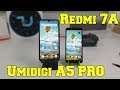 Umidigi A5 Pro vs Redmi 7A Camera comparison/Screen/Size/Sound Speakers/Antutu/FACE ID! Review