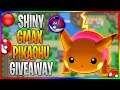 🔴 LIVE Shiny GMAX Pikachu w/ Lightning Rod + Master Ball Giveaway | Pokémon Sword & Shield