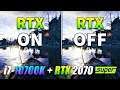 RTX On vs RTX Off | Core i7 10700K + RTX 2070 SUPER