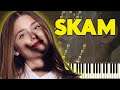 SKAM Theme Intro Song - Christian Wibe [Piano Tutorial]