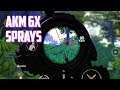 AKM 6X SPRAYS! | 20 Kills | PUBG Mobile TPP Gameplay