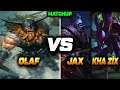 4 Level Kha zix Jax VS Olaf
