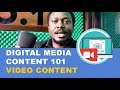 How to create content online. #Content101 - Video content #DigitalMarketing