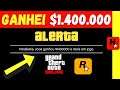 Ganhei $1.400.000 em 48horas - GTA V Online dinheiro honesto