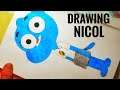 Drawing Nicol Watterson From the amazing world of Gumball