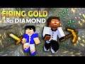 SPEED RUN -I FOUND A DIAMOND AND GOLD IN MINECRAFT GAMES