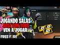 JUGANDO SALAS DE 4VS4 CON SUBS EN DIRECTO #FreeFire#Salas