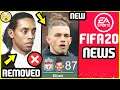 RONALDINHO REMOVED FROM FIFA 20?, NEW THINGS ADDED TO FIFA 20 & More FIFA 20 Updates