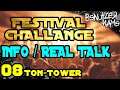 Festival Challange | 08 | INFO / REAL TALK | Ton Tower | Speedbuild | Lets Play | Planet Coaster