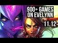 EVELYNN vs NIDALEE (JUNGLE) | 13/1/6, 900+ games, Legendary, 900K mastery | NA Grandmaster | v11.12