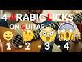 4 Arabic licks on Guitar - Beginner to Pro