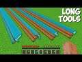 What if YOU CRAFT SUPER LONG TOOLS in Minecraft ? NEW SECRET ITEMS !