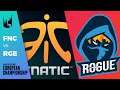 FNC vs RGE - LEC 2020 Spring Split Week 8 Day 2 - Fnatic vs Rogue