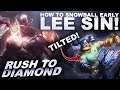 HOW TO SNOWBALL WITH LEE SIN! - Rush to Diamond | League of Legends