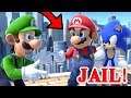 Sonic And Mario Go To JAIL! - Super Smash Bros Ultimate Movie