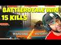 15 Kills Battle Royale Win | Warzone Call of Duty