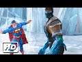 Sub-Zero Freezing Superman Scene (JUSTICE LEAGUE x MORTAL KOMBAT)
