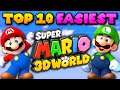 Top 10 Easiest Levels in Super Mario 3D World