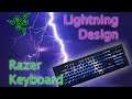 Lightning Strike Razer Keyboard Design