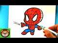 EASY How to Draw SPIDER_MAN CHIBI