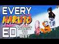 EVERY Naruto Ending Ranked WORST to BEST! (Part 1)
