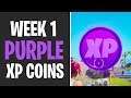 All Purple XP Coin Locations WEEK 1 - Fortnite Chapter 2 Season 3