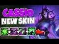 WTF?! NEW CASSIO SKIN SHOOTS PURPLE SPIT! SPIRIT BLOSSOM IS AMAZING - League of Legends