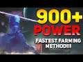 900 Power FASTEST METHOD Insane Farming! Level in MINUTES! No Tokens Materials Destiny 2 Shadowkeep