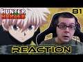 Hunter x Hunter Episode 81 REACTION | FIRST ENCOUNTER
