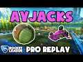 ayjacks Pro Ranked 2v2 POV #113 - Rocket League Replays