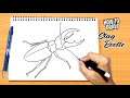 How to draw Stag Beetle