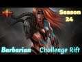 Diablo 3  Season 24 | Challenge Rift | Barbarian Run