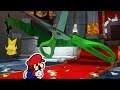 Paper Mario The Origami King Walkthrough Part 21 No Commentary Gameplay - Scissors Boss Fight