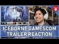 TEY REACTS! Monster Hunter: World Iceborne - Gamescom 2019 Trailer