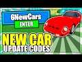 ALL *6 NEW CARS* UPDATE CODES! Car Dealership Tycoon Roblox
