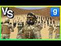 Combine Spartan Armies VS Modern Military Soldiers Fight Garry's Mod