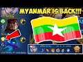 MYANMAR IS BACK!PERTAMA KALINYA MAEN BARENG MYANMAR - mobile legends