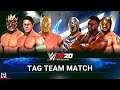 WWE 2K20 John Cena Kalisto Sin Cara vs Big E Lince Dorado Gran Metalik - Gameplay Match