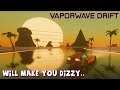 Vaporwave Drift All Tracks Gameplay - PC 4K