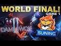 WORLDS FINAL IS HERE! Damwon Vs Suning - GAME 1 | League of Legends